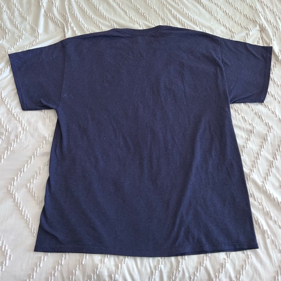 Y2K Martian Alien Space Galaxy UFO Graphic Purple T-Shirt Sz XL EUC - Picture 3 of 3